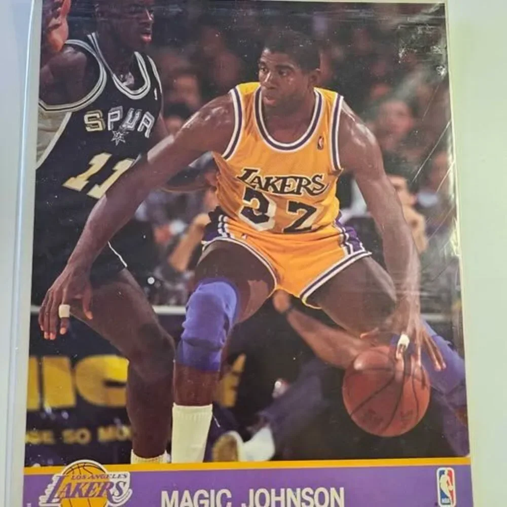 NBA Hoops Action Photos Magic Johnson 8x10 Sealed
